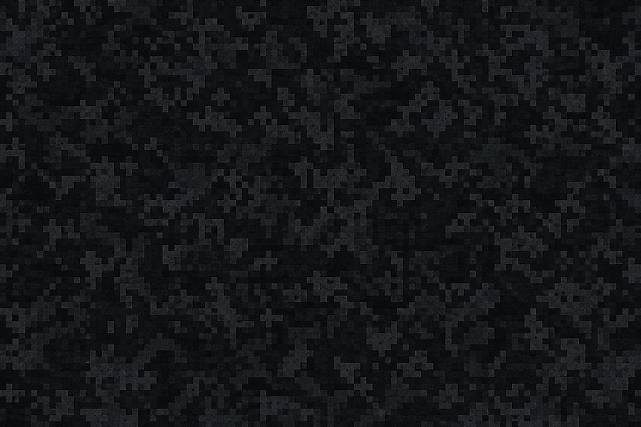 Black Digital Camo panel finish.